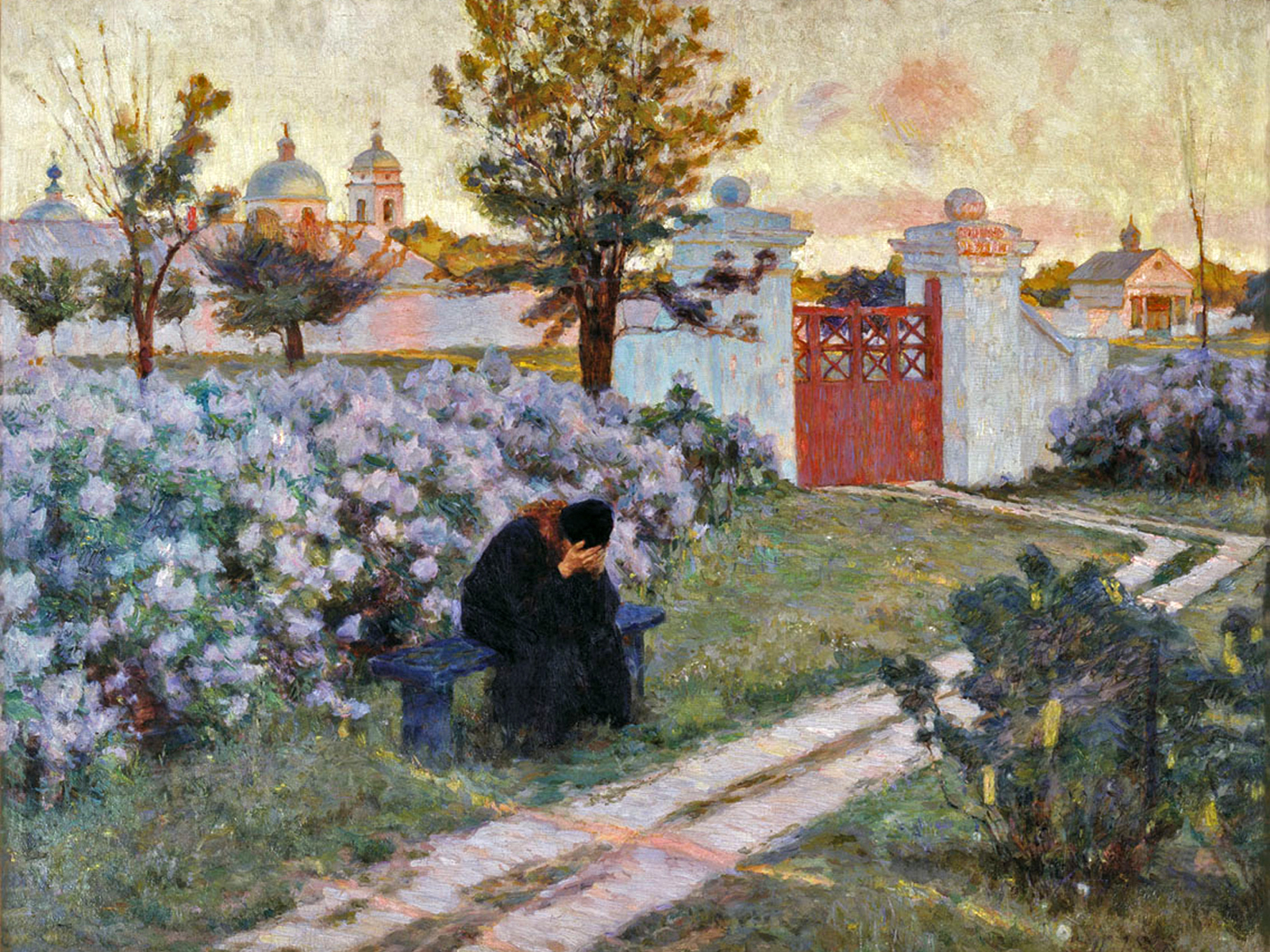 Работа художника Кириака Костанди