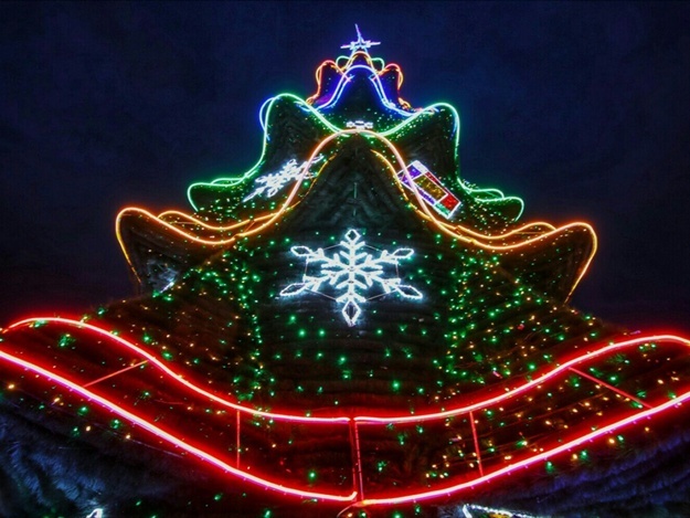 Открытие елки на Думской