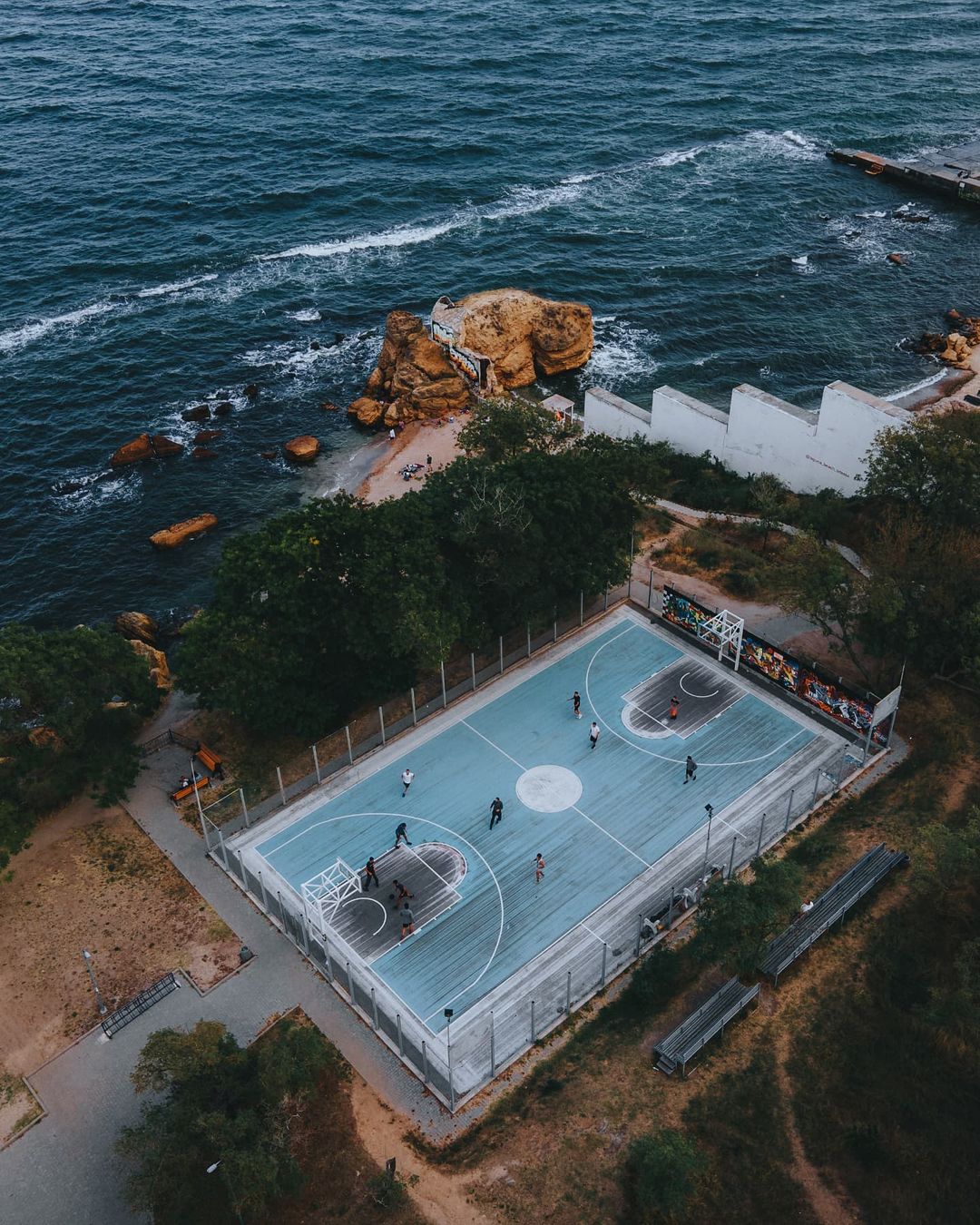 Одесса с высоты птичьего полета.