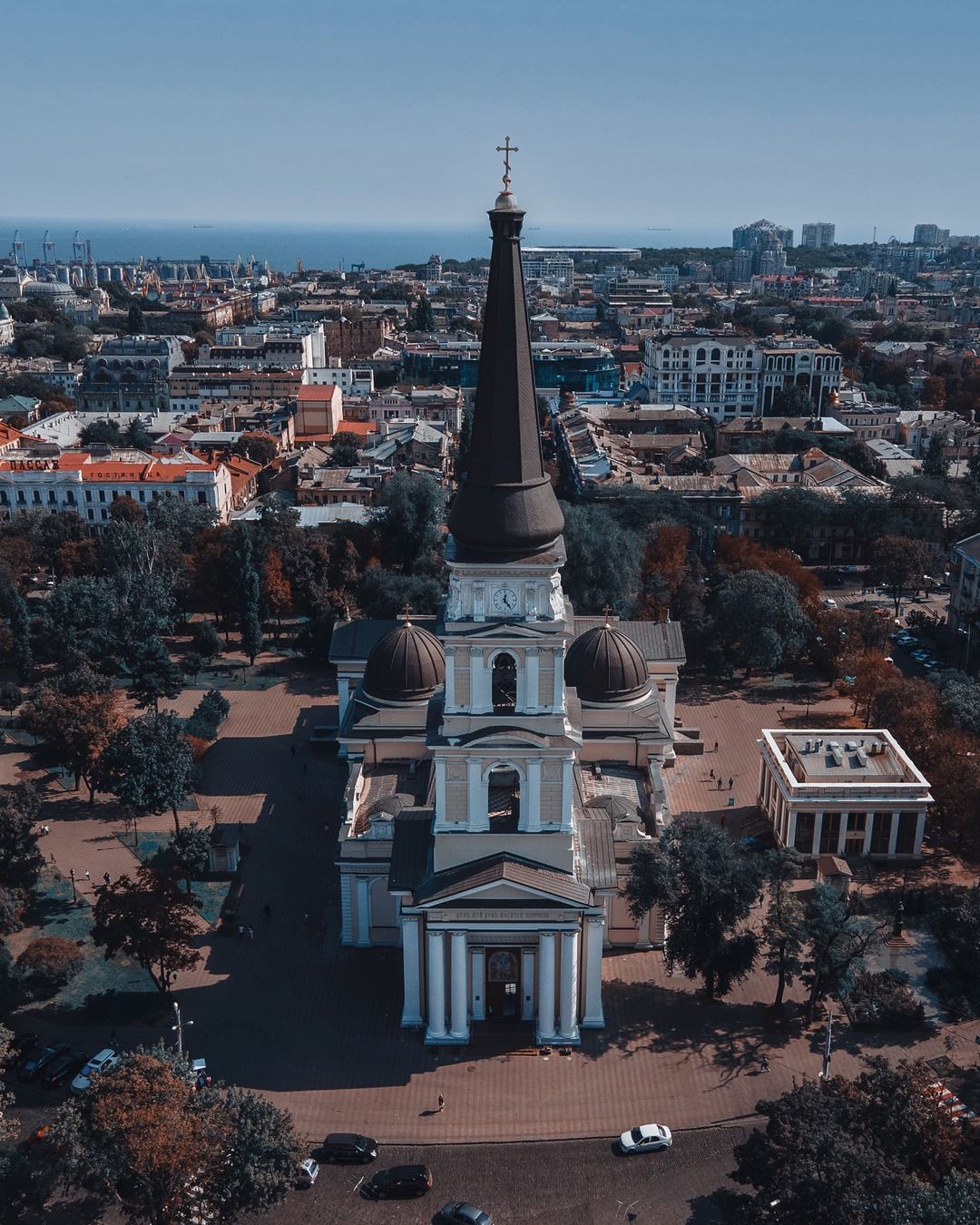 Одесса с высоты птичьего полета.