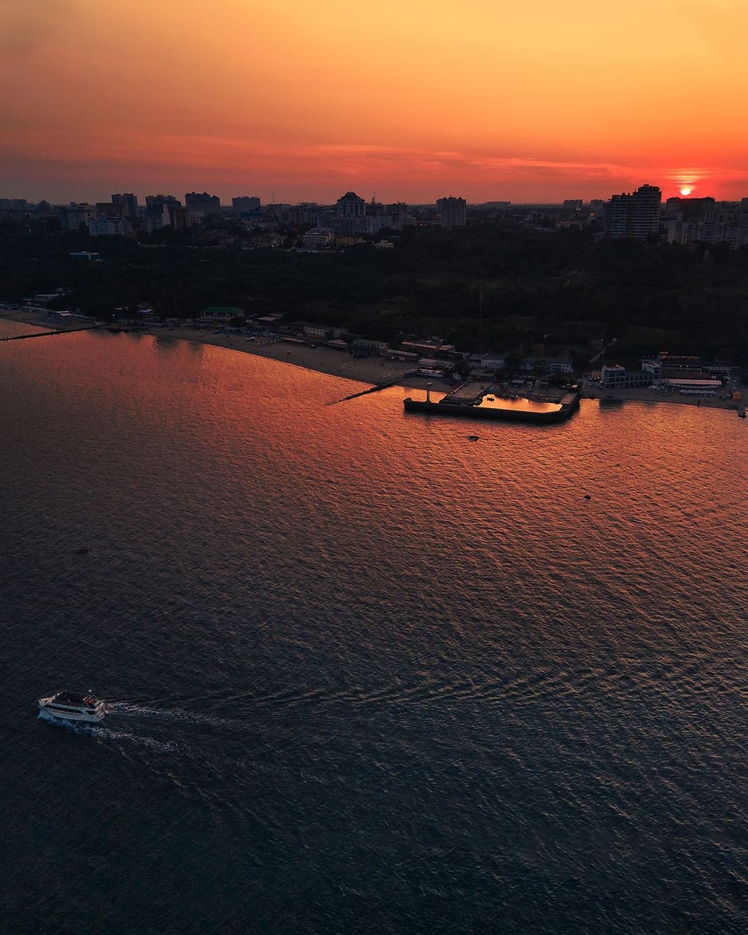 Одесса с высоты птичьего полета.