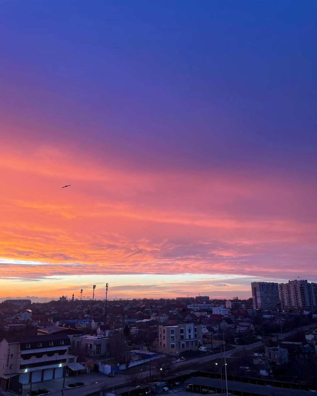 Как в Одессе выглядел первый рассвет зимы 2021-2022.
