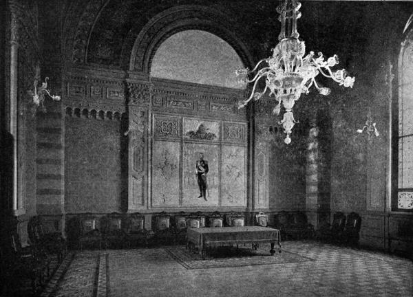 Одесская биржа внутри, зал для выборных, 1920-е годы. Фото: Old.Odessa