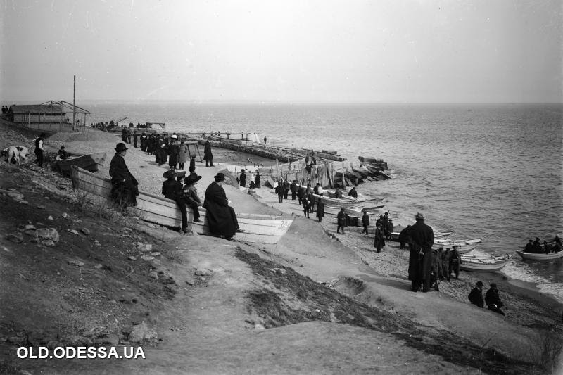 Пляж "Ланжерон" в 1913 году. Фото: viknaodessa.od.ua