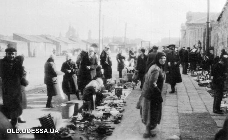 Рынок "Привоз" в 1944 году. Фото: viknaodessa.od.ua