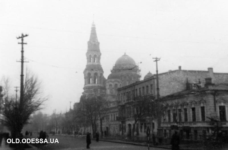 Свято-Ильинский собор во время оккупации в 1941-1944 годах. Фото: Old.Odessa