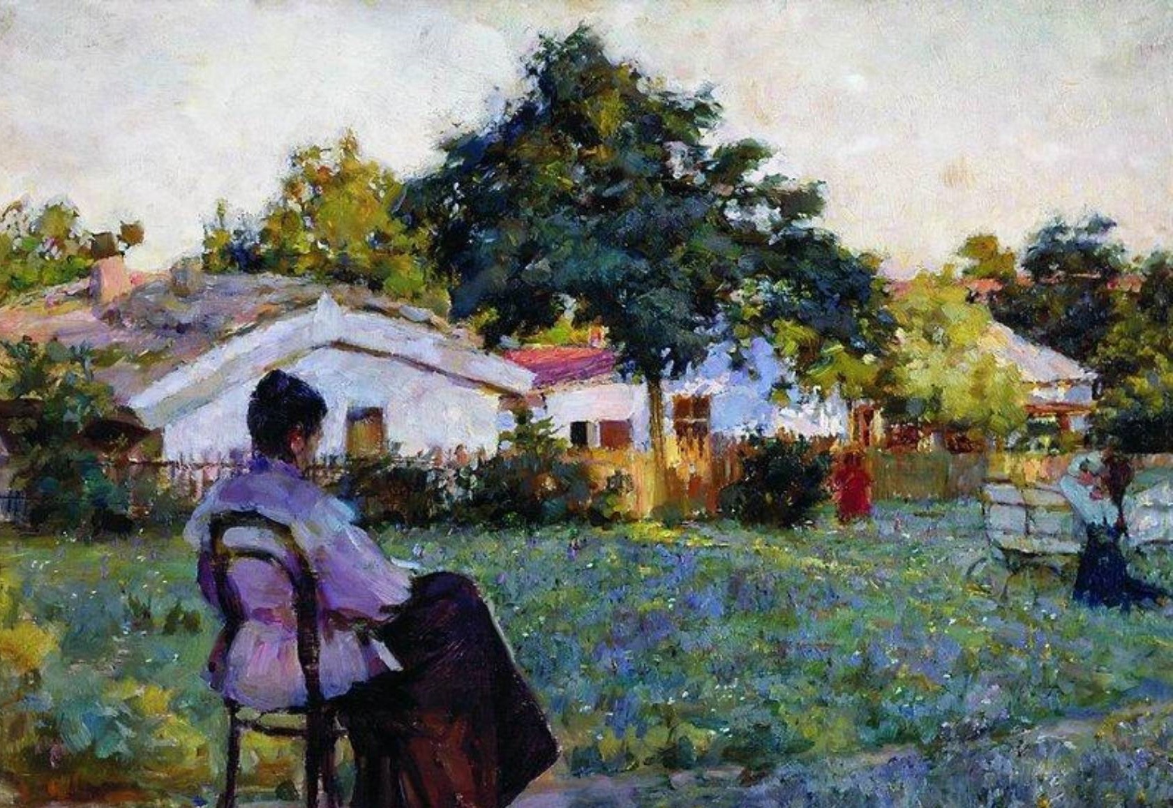 Работа художника Кириака Костанди