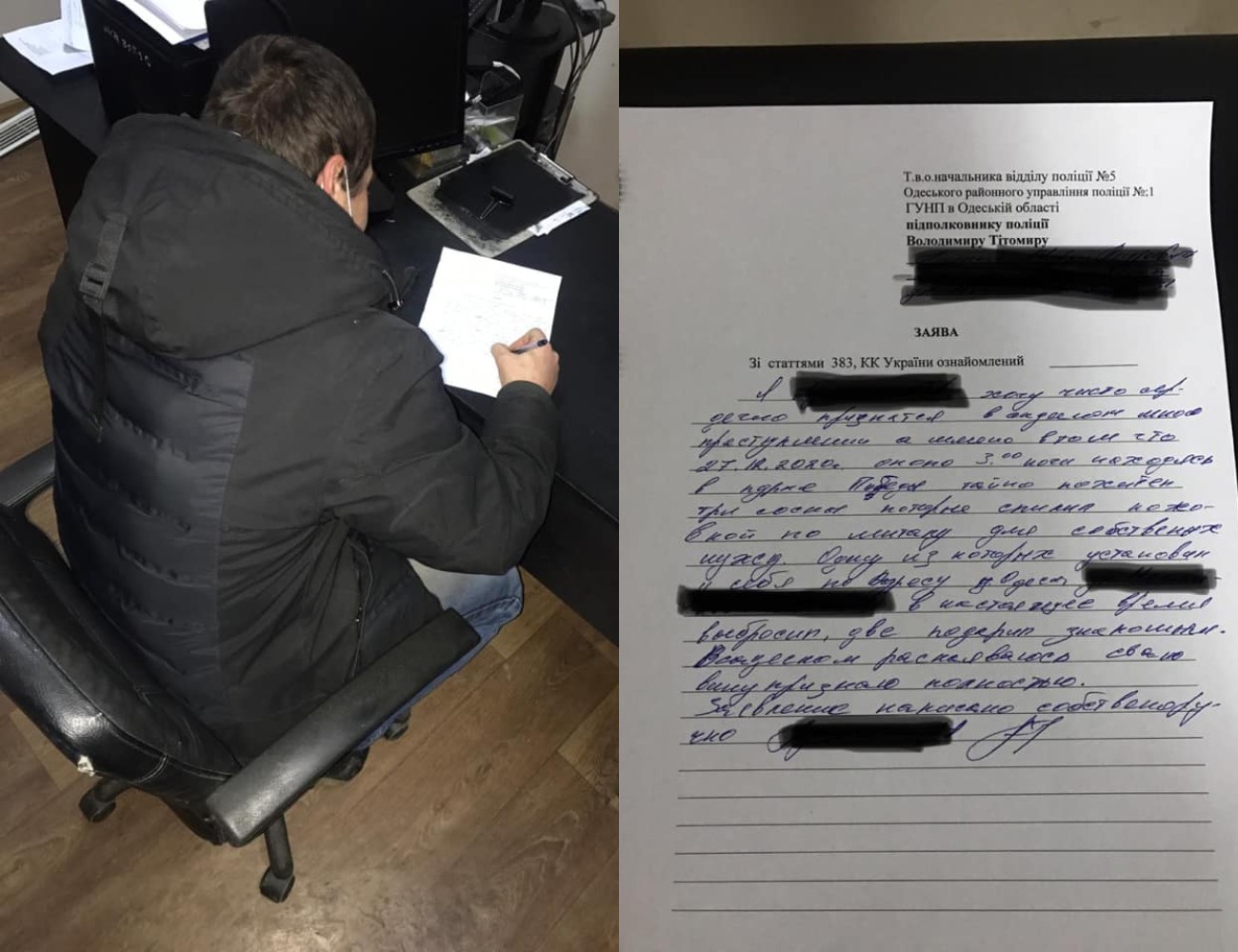 Спилил сосны на территории парка Победы: в Одессе задержали вандала фото 1