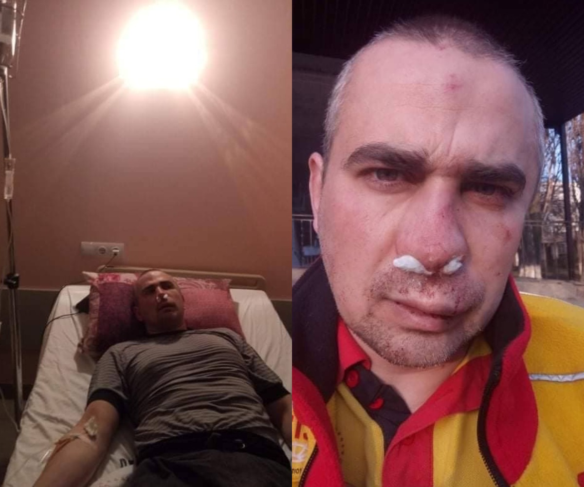 Избитый в Одессе курьер оказался ветераном АТО: люди попытались отомстить обидчикам
