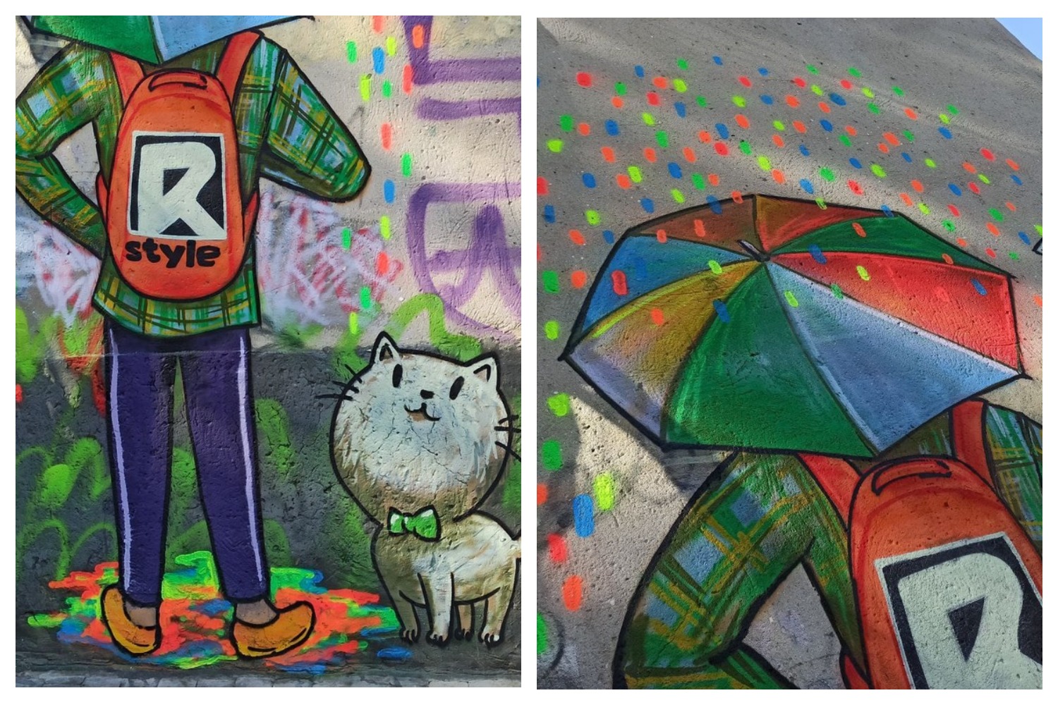 Стрит-арт заметили на углу улицы Коблевская и переулка Маланова. Фото: "УСИ"