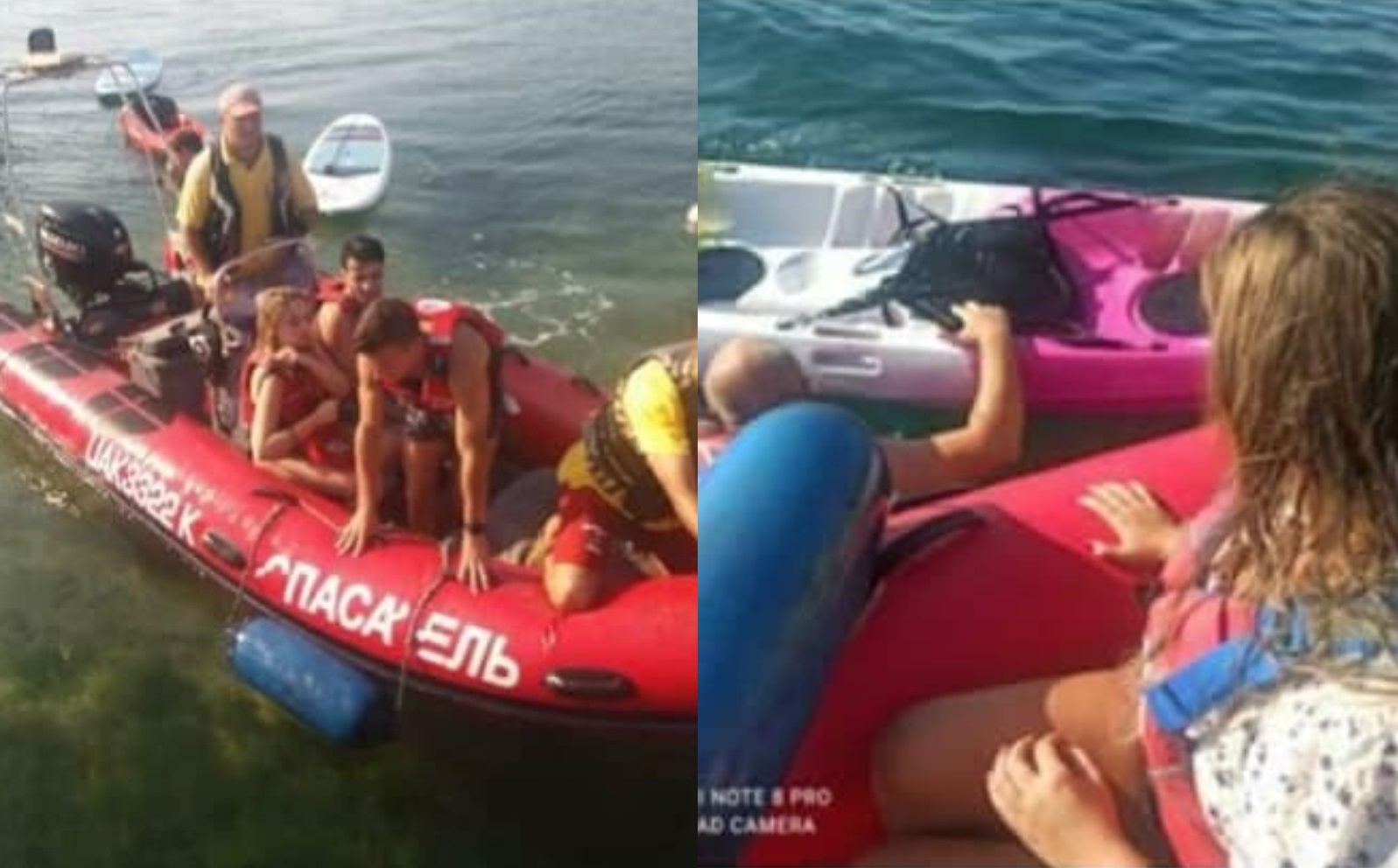 В Одессе в открытое море унесло инструктора и двух туристов на SUP-бордах. Фото: департамент муниципальной безопасности