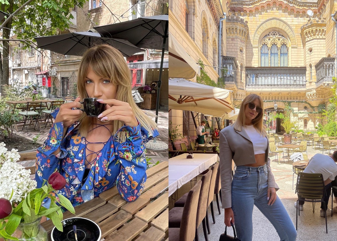 Леся Никитюк на отдыхе в Одессе. Фото: instagram.com/lesia_nikituk