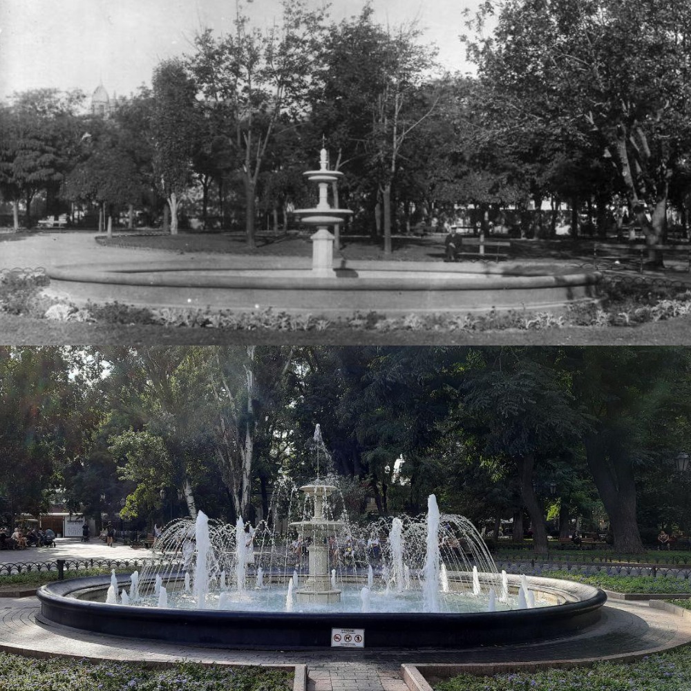 Фонтан в Горсаду. 1928 - 2020