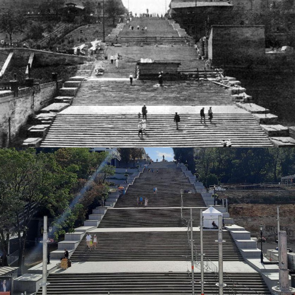 Потемкинская лестница. 1920-е годы  - 2020