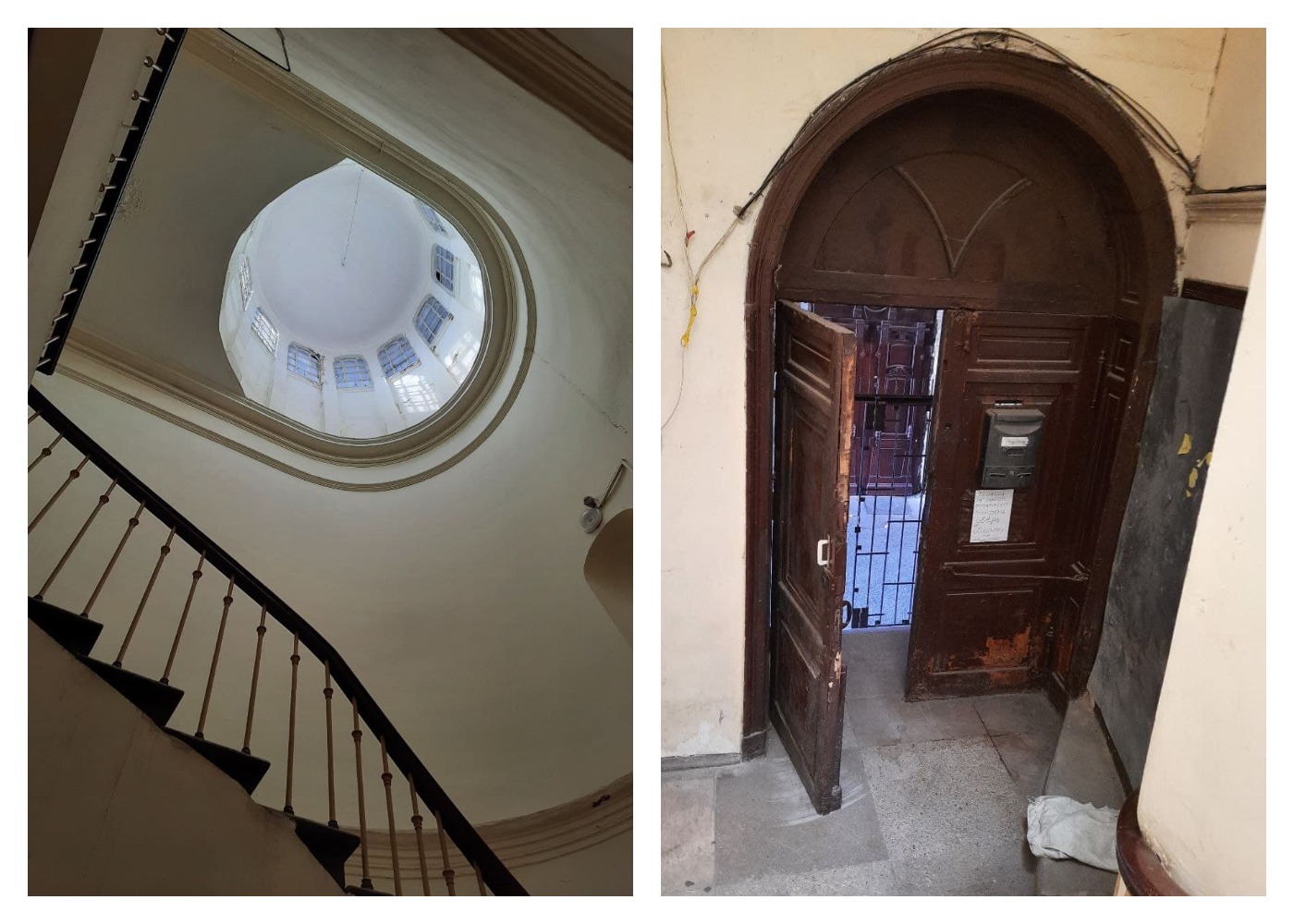 Парадная на улице Преображенской, 21, в Одессе. Фото Марины Повертайло