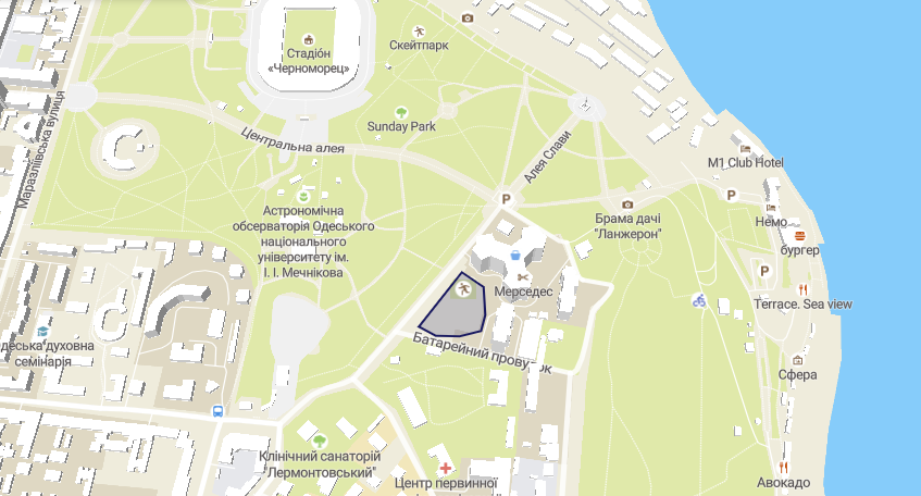 Расположение будущего комплекса. Фото: ЛУН