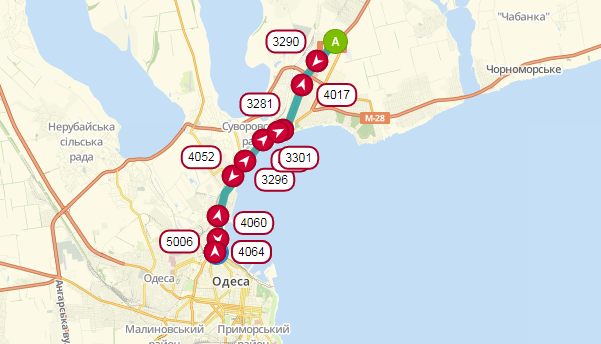 Маршрут движения трамвая №7. Фото: eway.in.ua