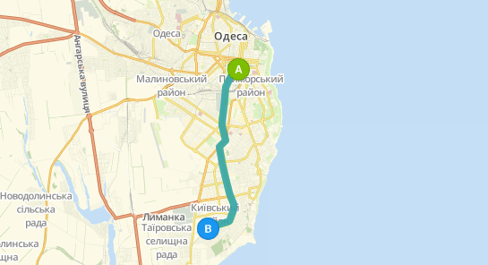 Маршрут движения трамвая №26. Фото: eway.in.ua