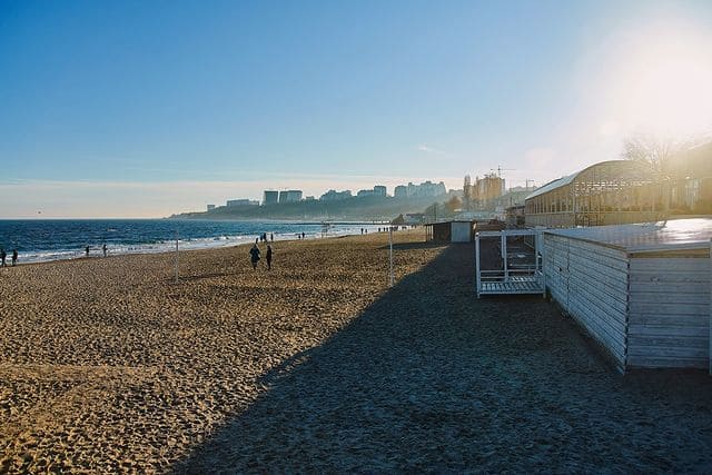 Солнечный город: полюбуйся побережьем Одессы в январе. Фото: Дмитрий Дьяченко
