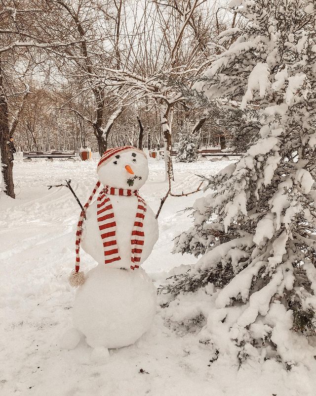 Пока погода позволяет: полюбуйся одесскими снеговиками. Фото: instagram.com/imary.jane