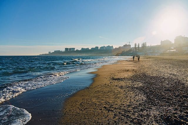 Солнечный город: полюбуйся побережьем Одессы в январе. Фото: Дмитрий Дьяченко