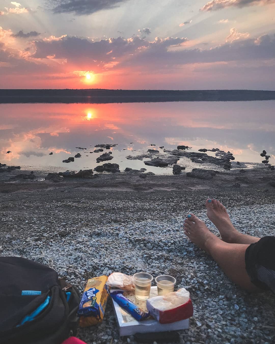 Как выглядит Куяльницкий лиман в сентябре 2021 года. Фото: instagram.com/amelie.vega
