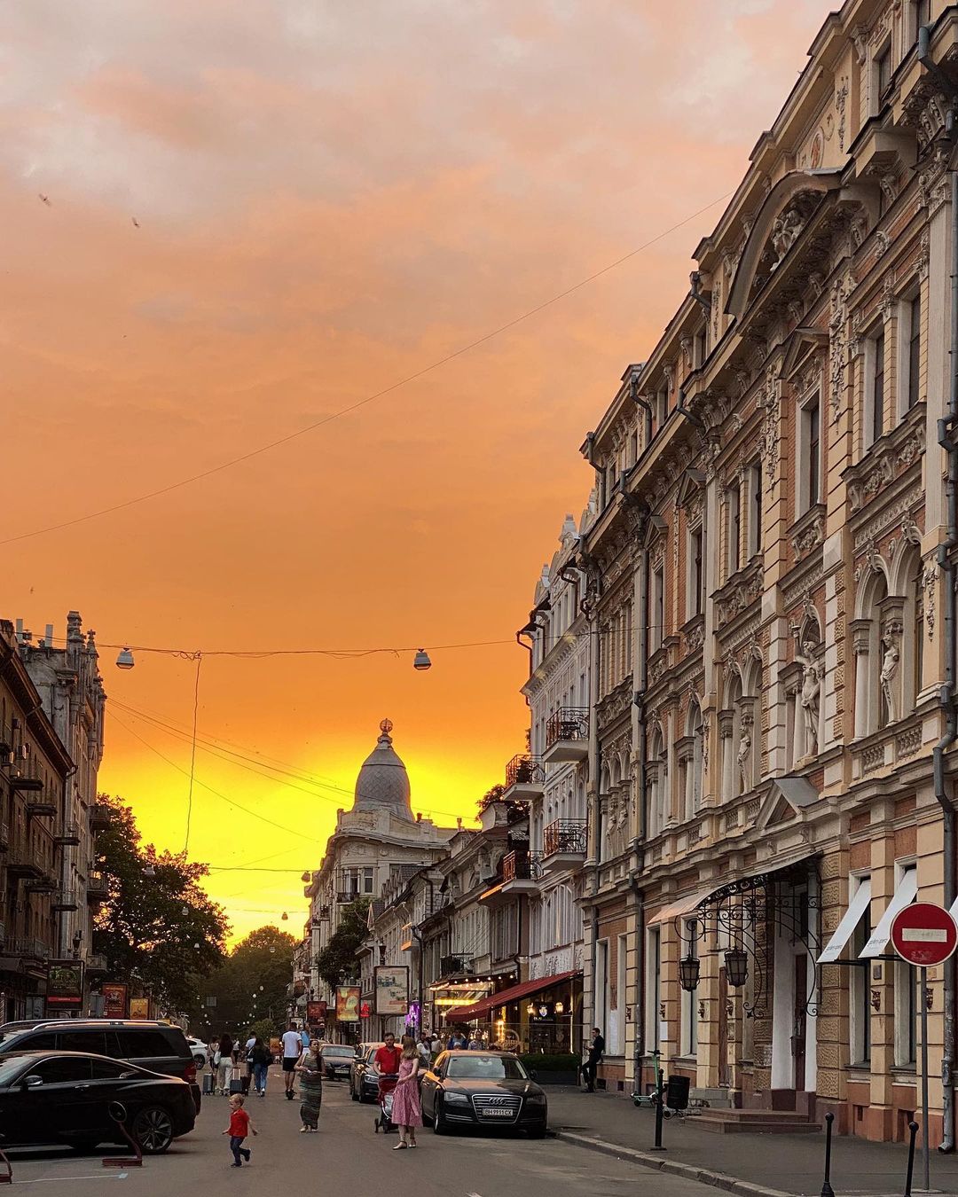 Закат в Одессе 21 июня 2021 года. Фото: instagram.com/arinazozulia