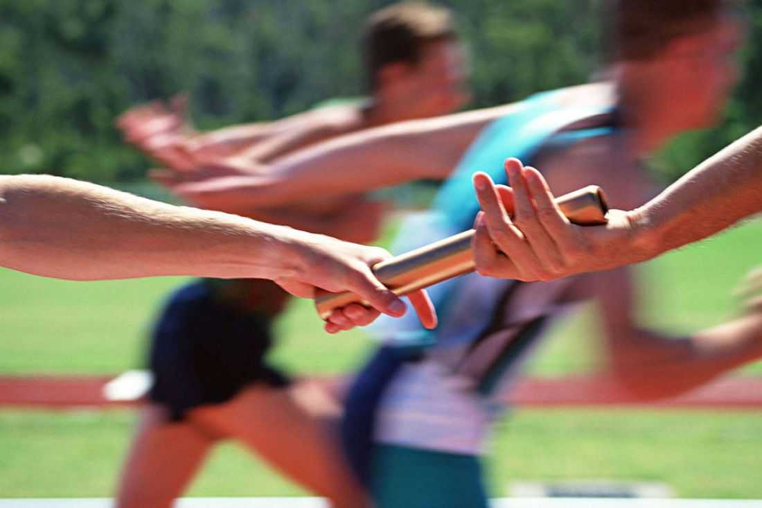 Забег и эстафета на Трассе Здоровья