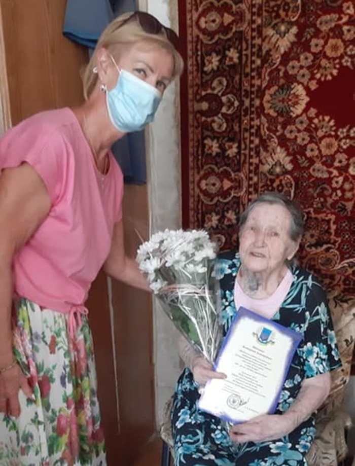 Одесситка Катерина Литвиненко недавно отметила свой 102-й день рождения. Фото: Суворовская районная администрация