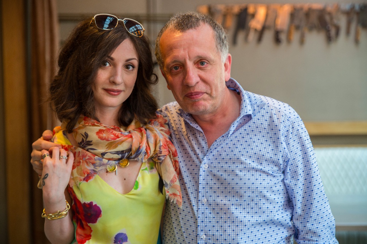 Саввелий Либкин со старшей дочерью Юлией