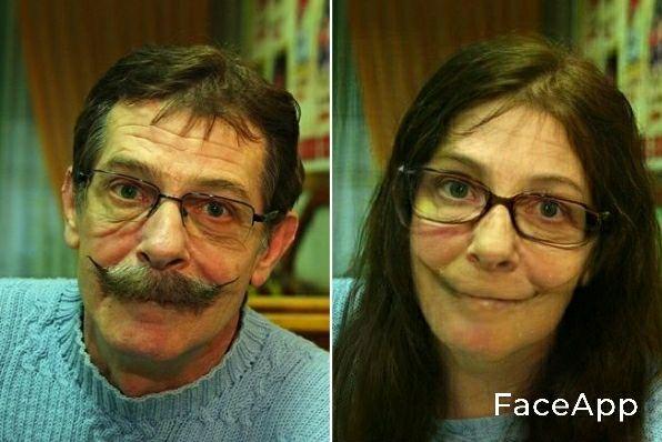 Коллаж: FaceApp