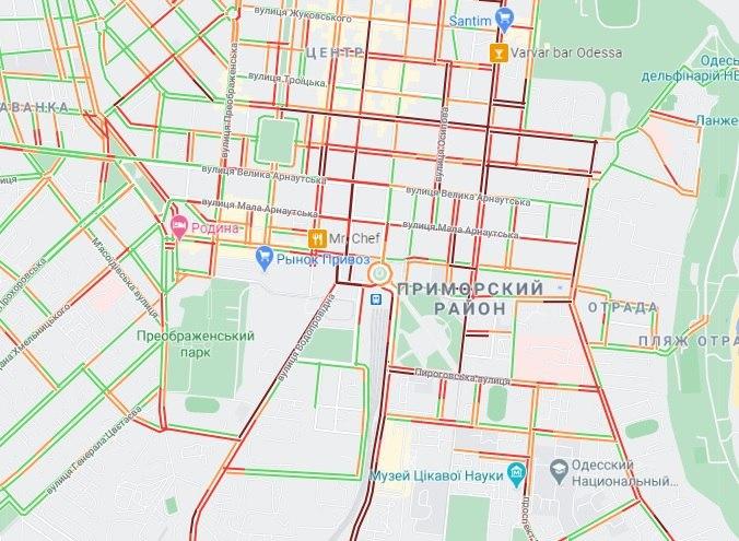 Скриншот: карты Google