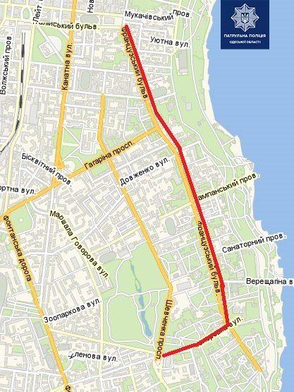 Карта: патрульная полиция