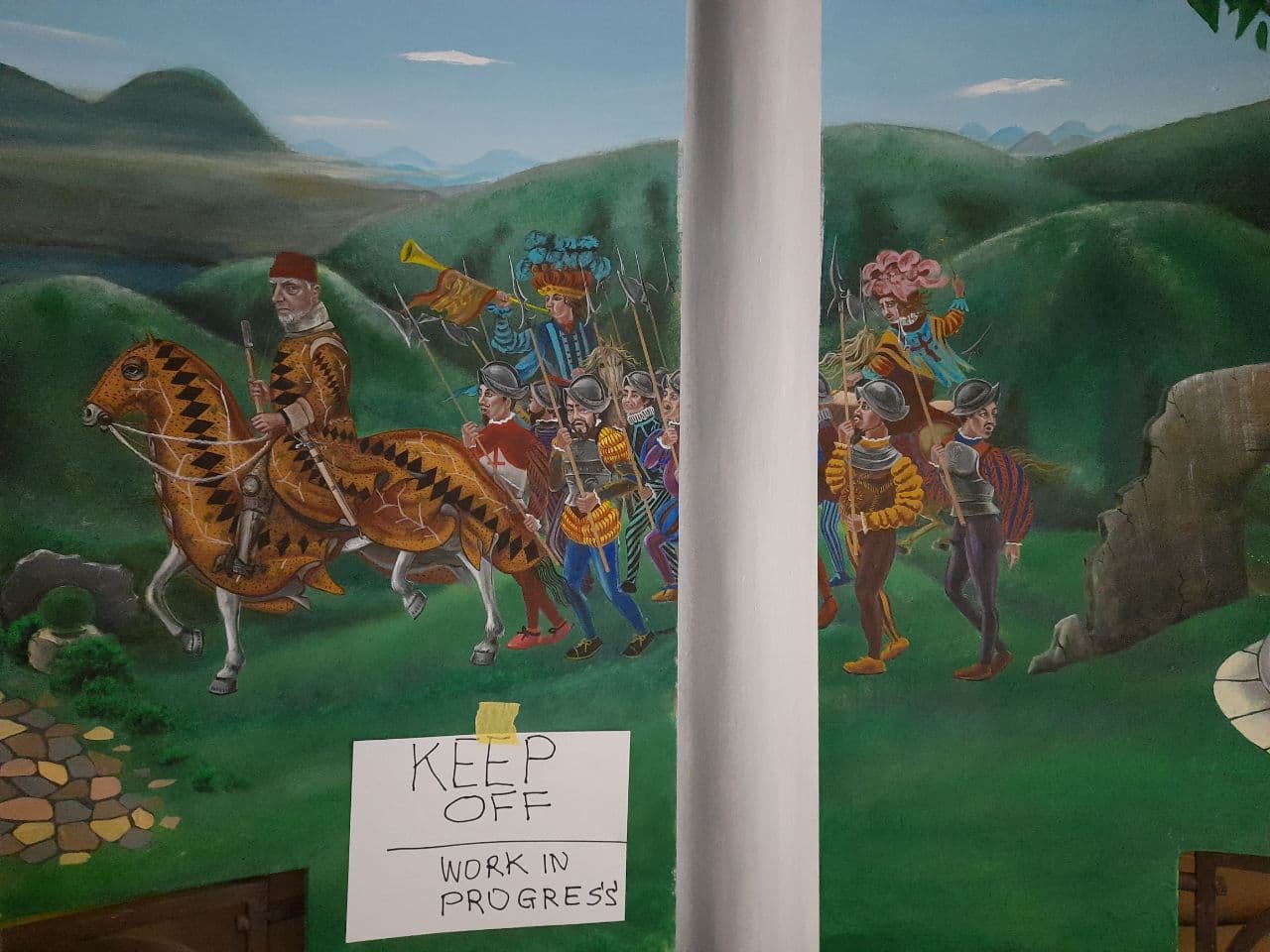 Не подъезд, а произведение искусства: в Одессе американец расписал парадную. Фото автора