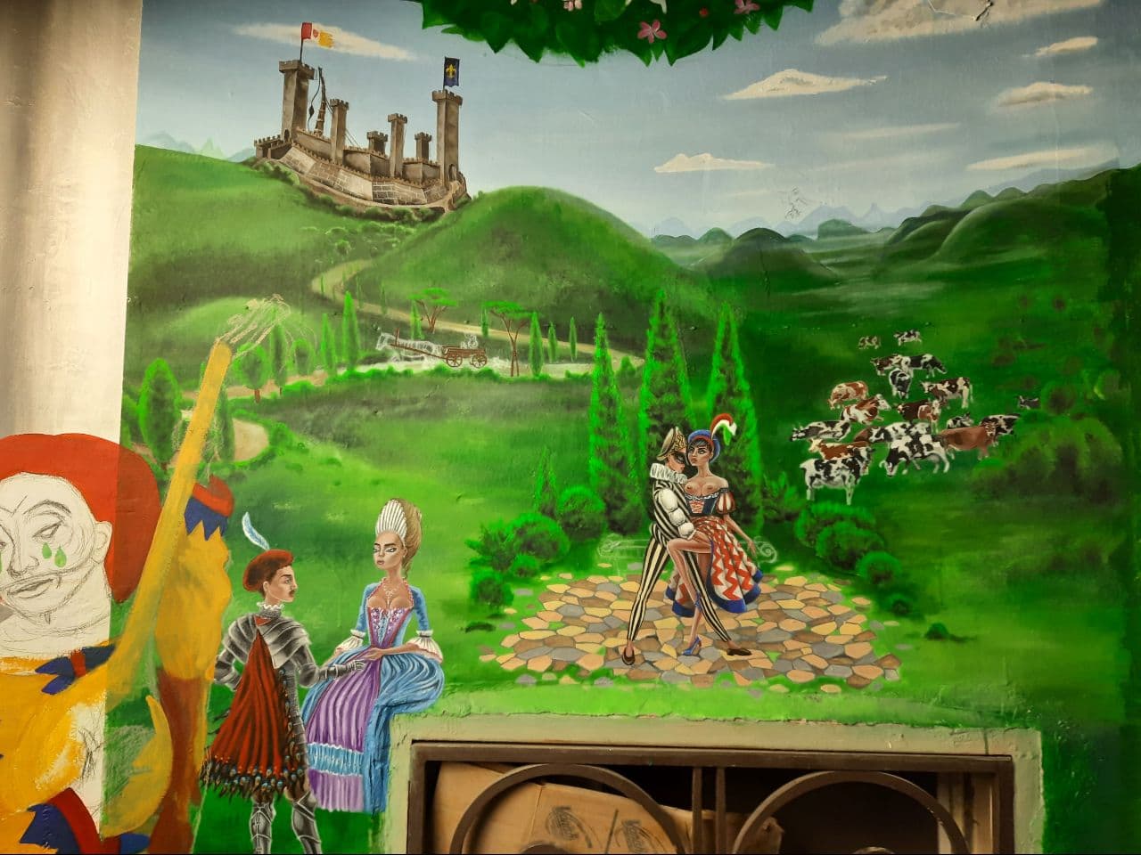 Не подъезд, а произведение искусства: в Одессе американец расписал парадную. Фото автора