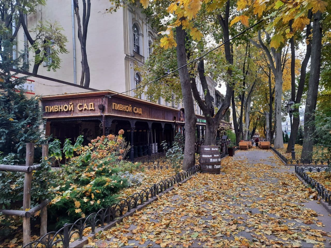 Осень в городском саду Одессы: фоторепортаж с самых красивых мест города. Фото автора