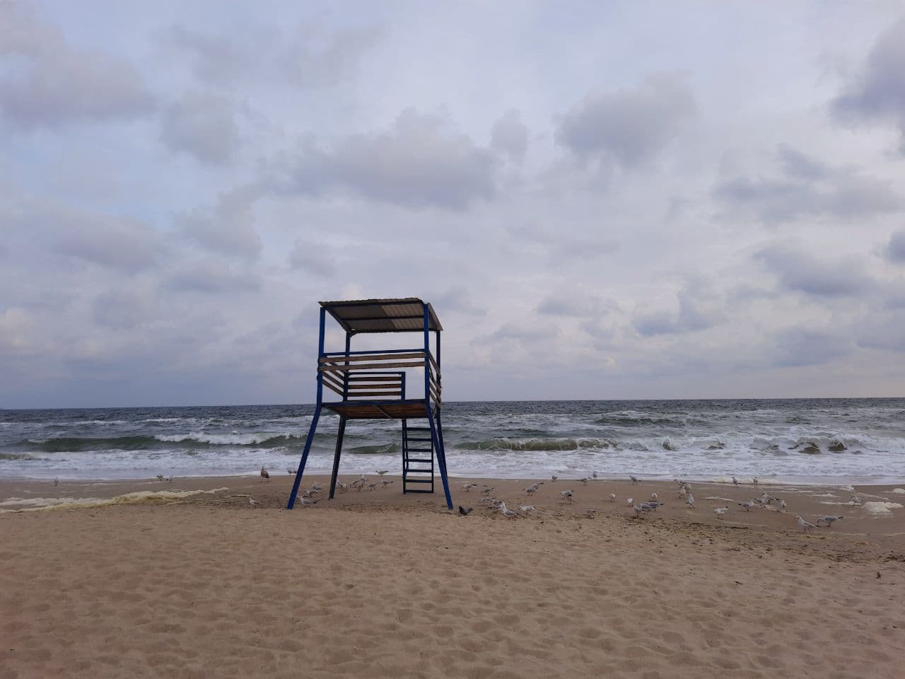 Осень на пляже "Отрада" в Одессе: фоторепортаж с самых красивых мест города. Фото автора