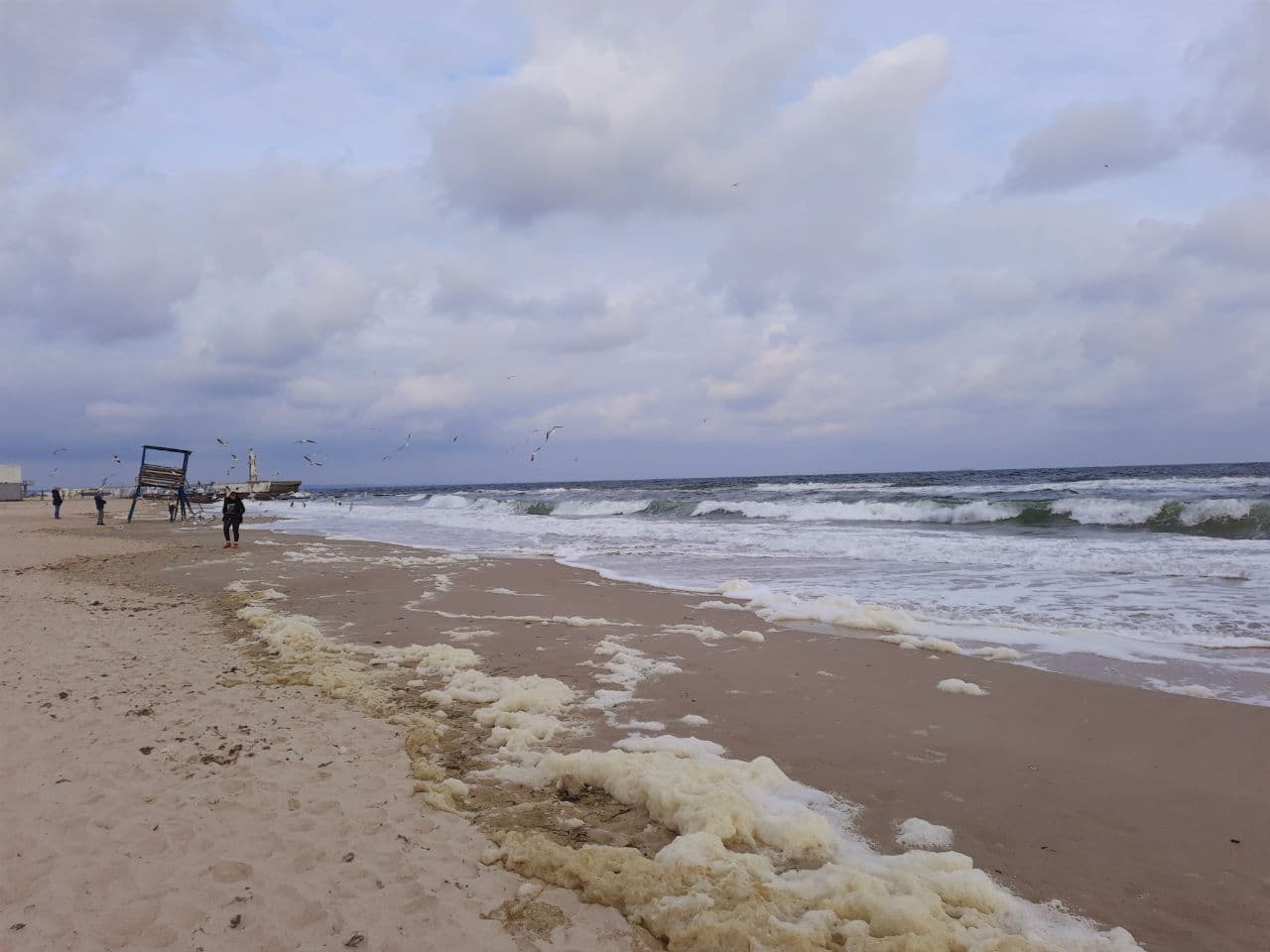 Осень на пляже "Отрада" в Одессе: фоторепортаж с самых красивых мест города. Фото автора