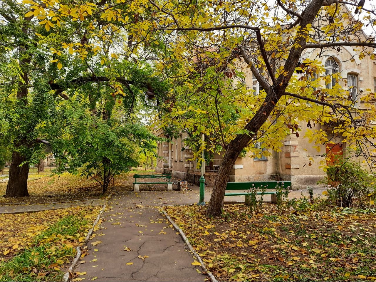Осень в санатории "Аркадия": фоторепортаж с самых красивых мест города. Фото автора
