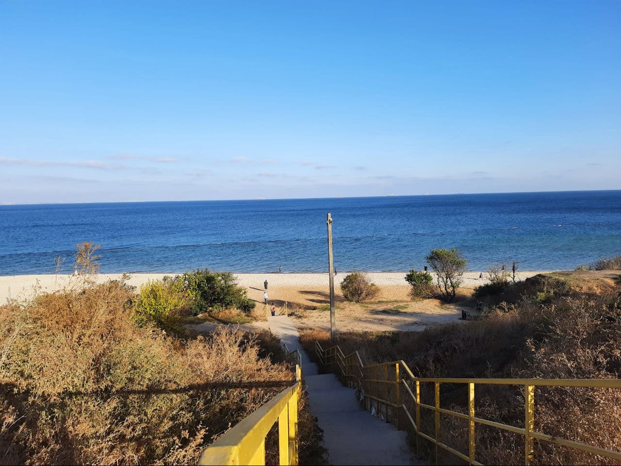 Осень на Собачьем пляже в Одессе: фоторепортаж с самых красивых мест города. Фото автора