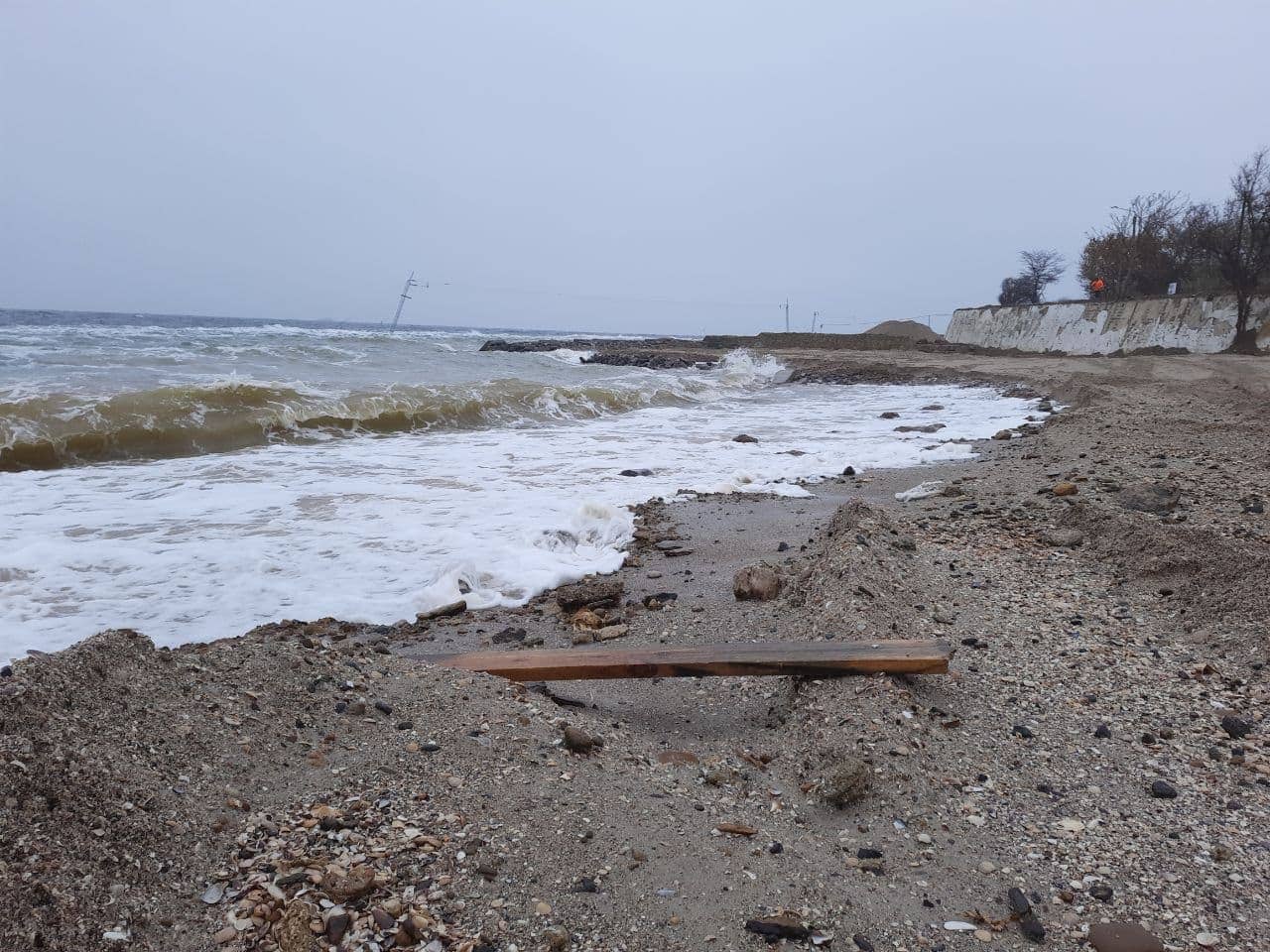 На "Дельфине" восстанавливают пляж: что готовят для одесситов. Фото Марины Повертайло