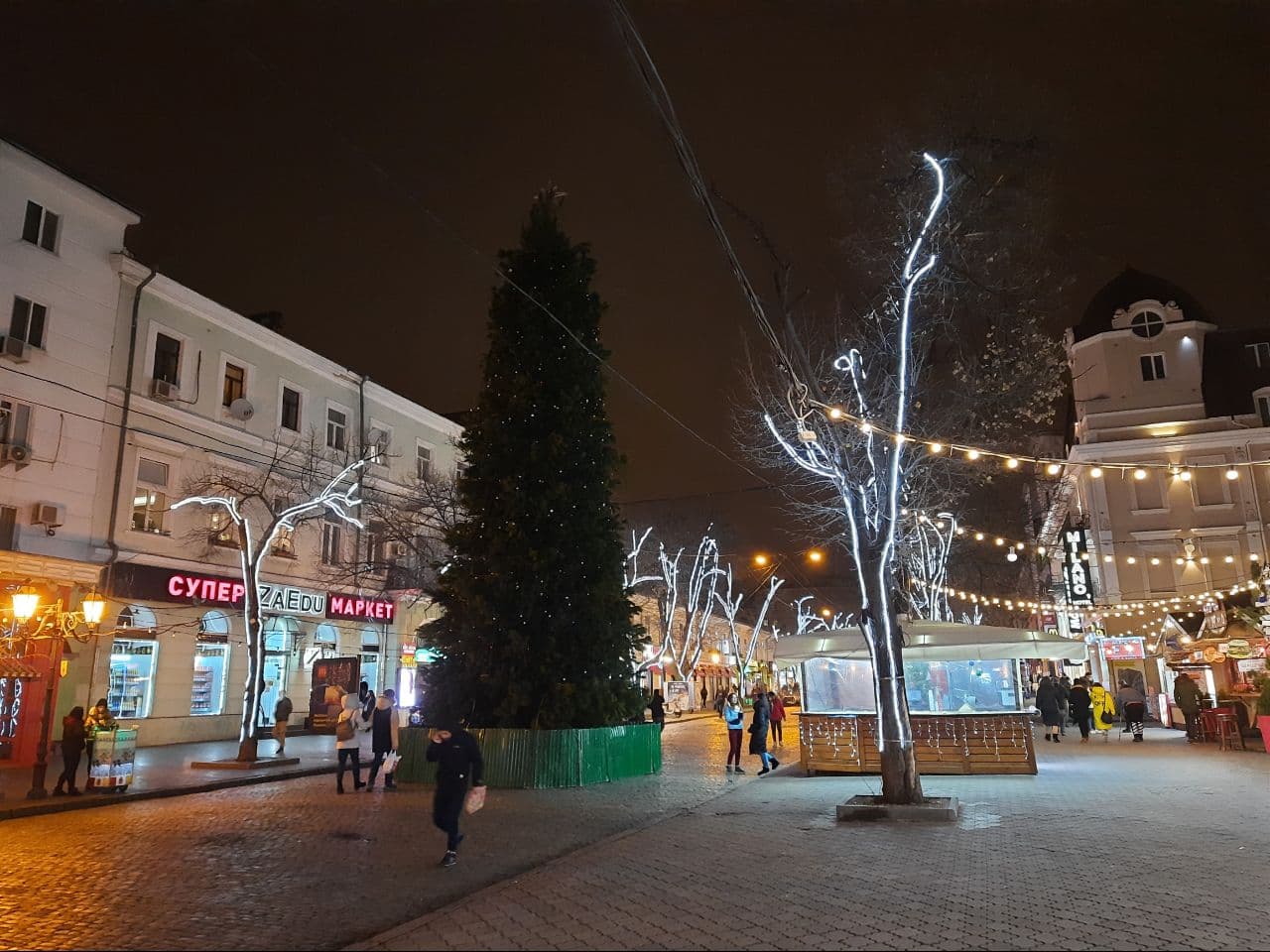 Установка елок, карусель и праздничная подсветка: в Одессе начали подготовку к Новому году