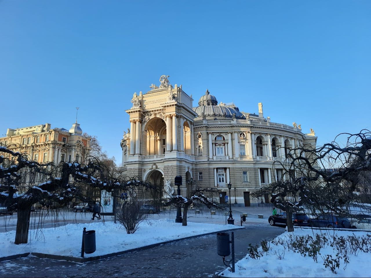 Заснеженные пляжи и лютый мороз: как выглядит Одесса в январе 2021 года. Фото Марины Повертайло