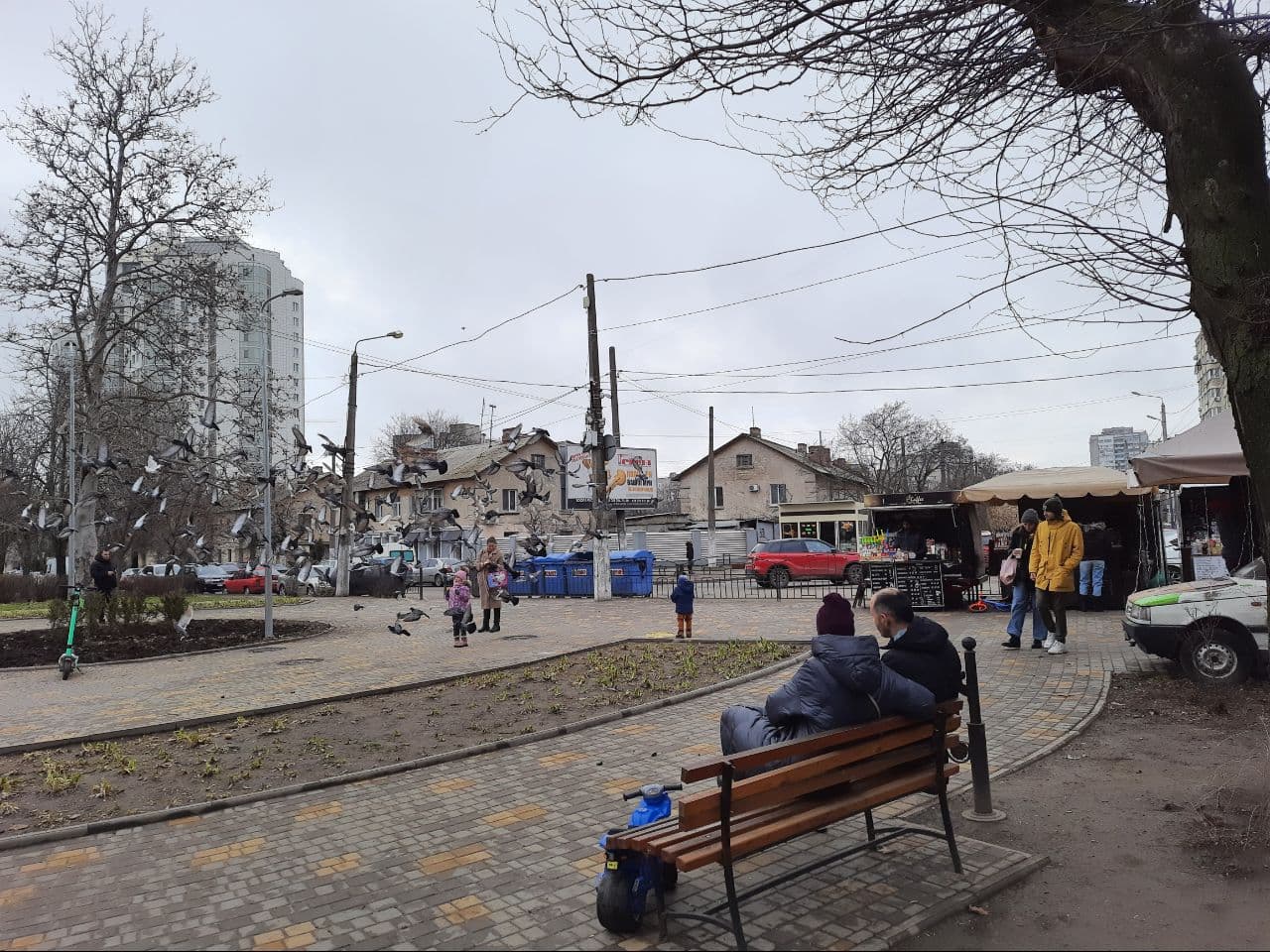 Как выглядит одесский парк Победы в марте 2021 года. Фото Марины Повертайло