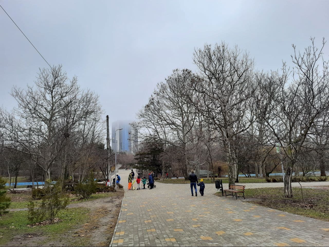 Как выглядит одесский парк Победы в марте 2021 года. Фото Марины Повертайло