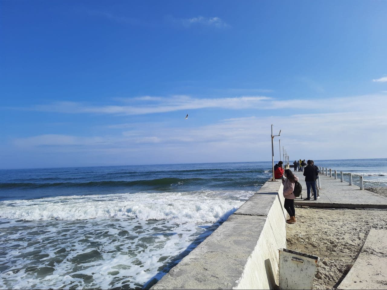 Как выглядят пляжи Одессы в марте 2021 года. Фото Марины Повертайло