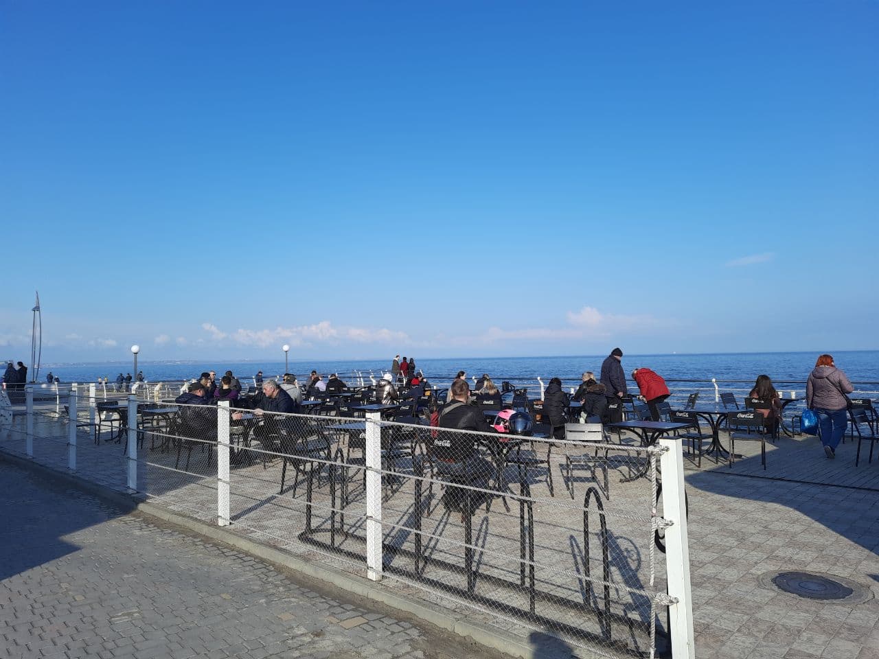 Как выглядят пляжи Одессы в марте 2021 года. Фото Марины Повертайло