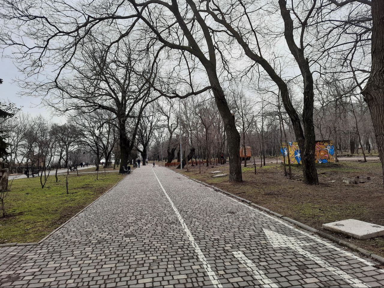 Как выглядит одесский парк Победы в марте 2021 года. Фото Марины Повертайло