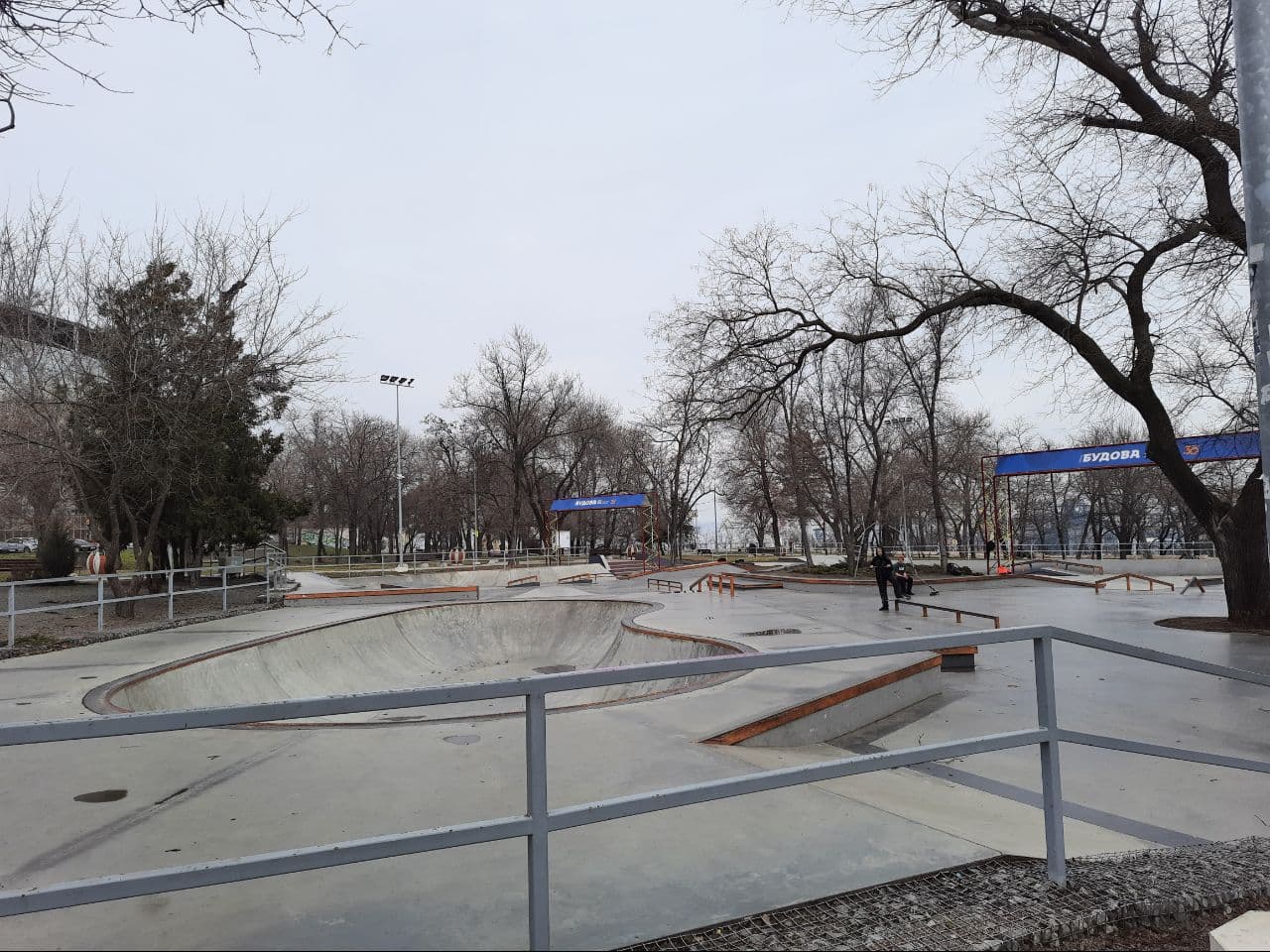 Как выглядит одесский парк Победы в марте 2021 года. Фото Марины Повертайло