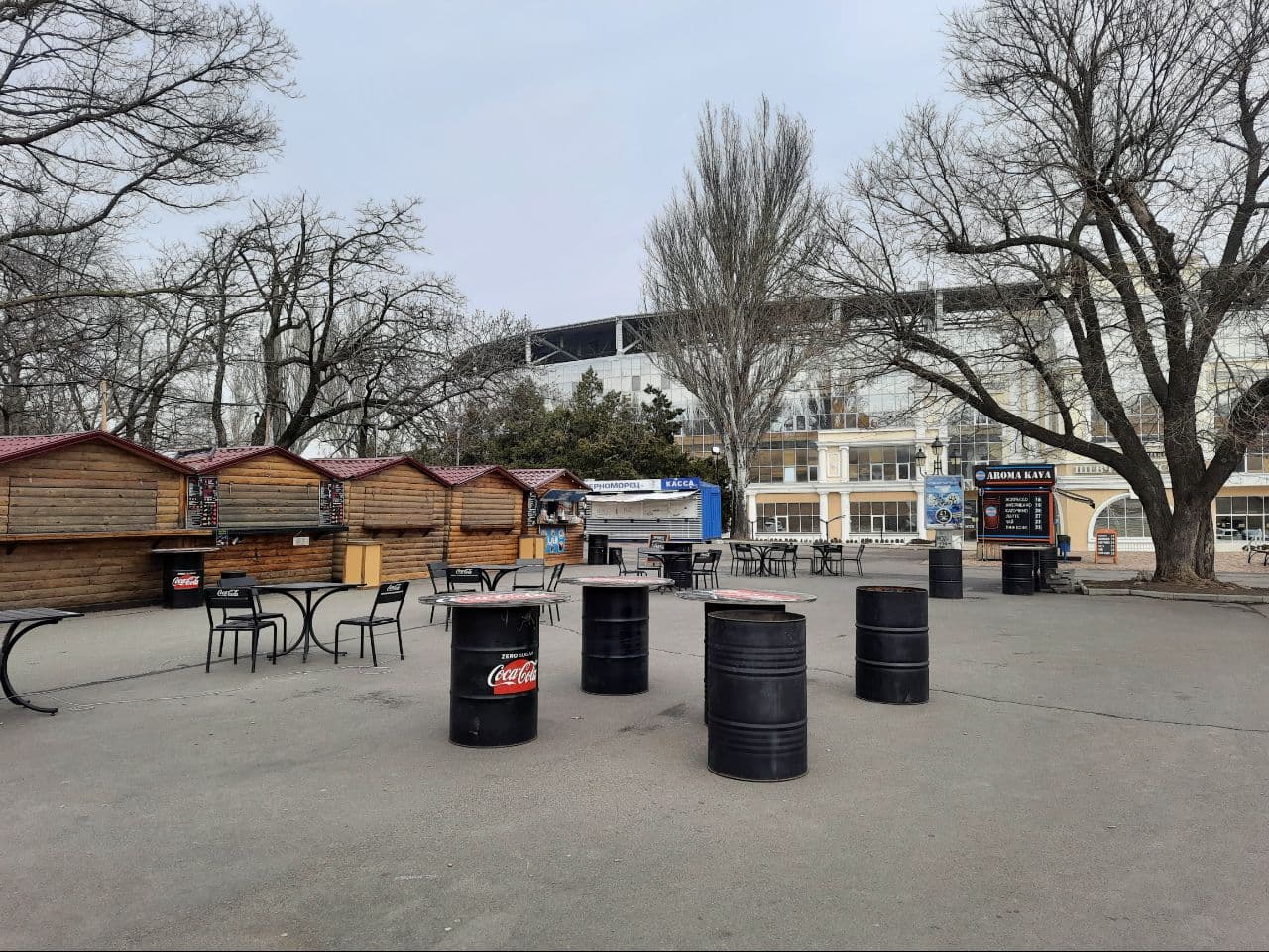 Как выглядит одесский парк Победы в марте 2021 года. Фото Марины Повертайло